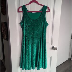 HOST PICK! XL BlackMilk Green Velvet Dress